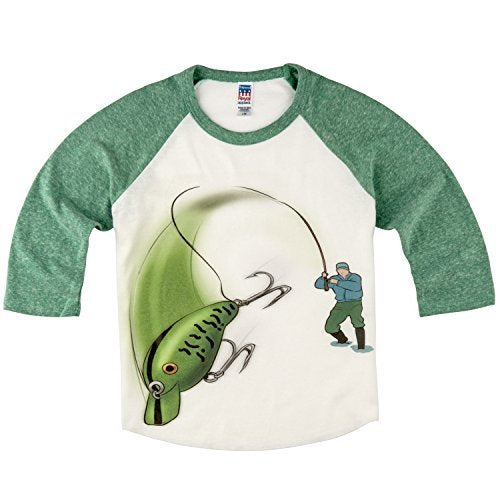 Shirts That Go Little Boys' Bass Fishing Raglan T-Shirt – ShirtsThatGo Kids  Tees