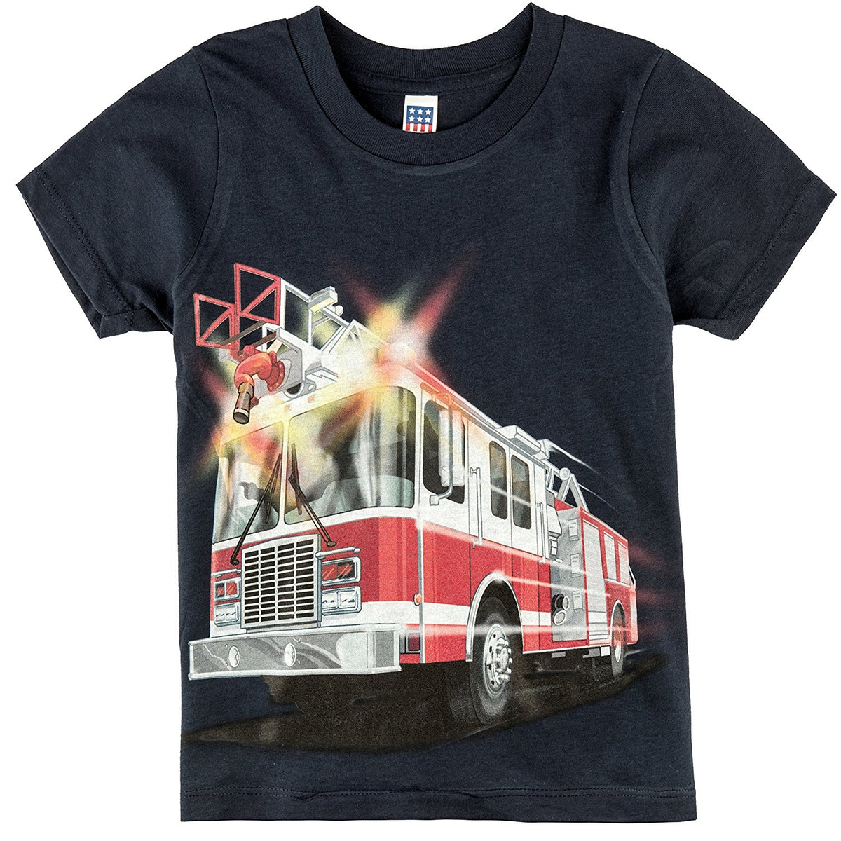 Shirts That Go Little Boys' Fire Truck T-Shirt – ShirtsThatGo Kids Tees